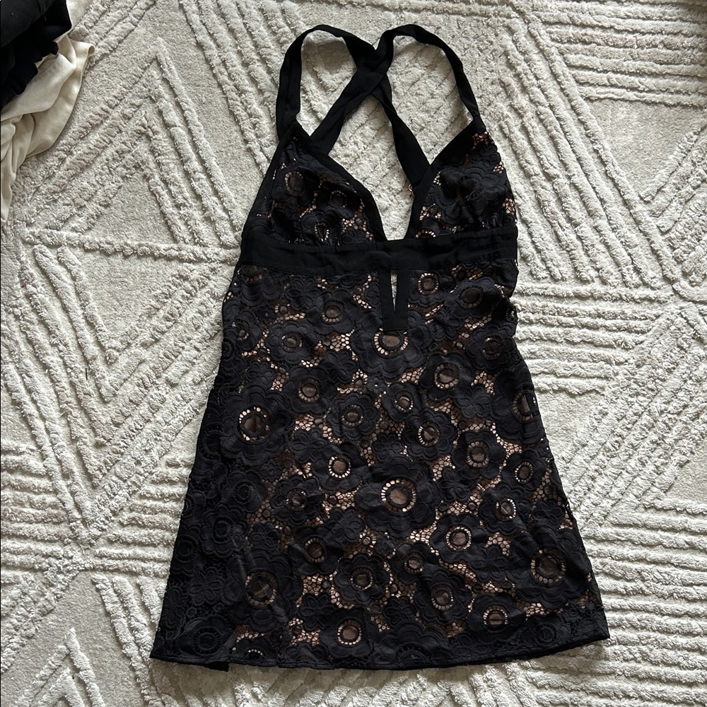 For love and lemons Black Lace dress